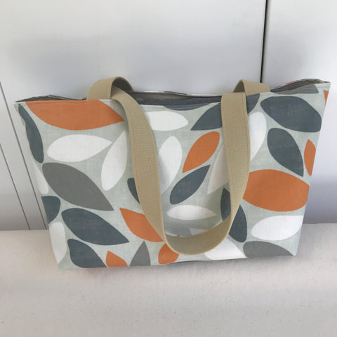Orange Leaf Beach Bag