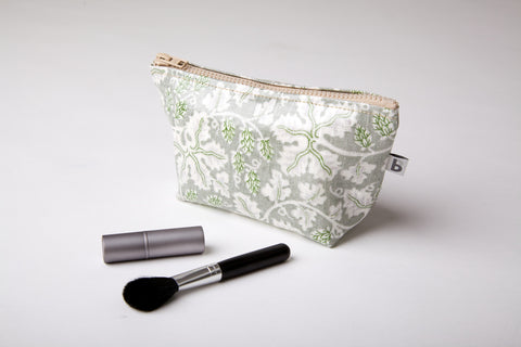 French Linen Make-up bag